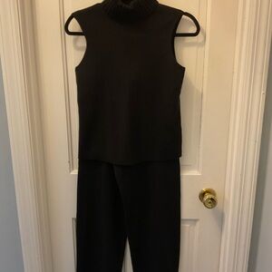 Elegant Black 2 piece pants set